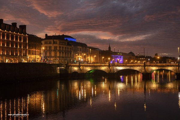 A view towards Grattan Bridge, Capel St, Dublin